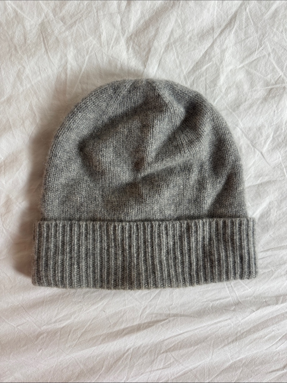Uniqlo 100% Cashmere Beanie in Heather Grey
